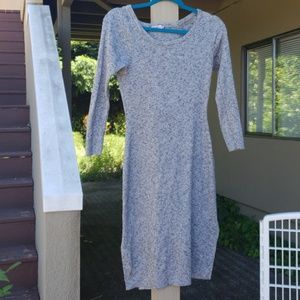 Grey sweaterdress